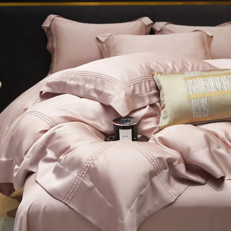Sereno bedding set made from Lyocell with 600 threads | Rosé