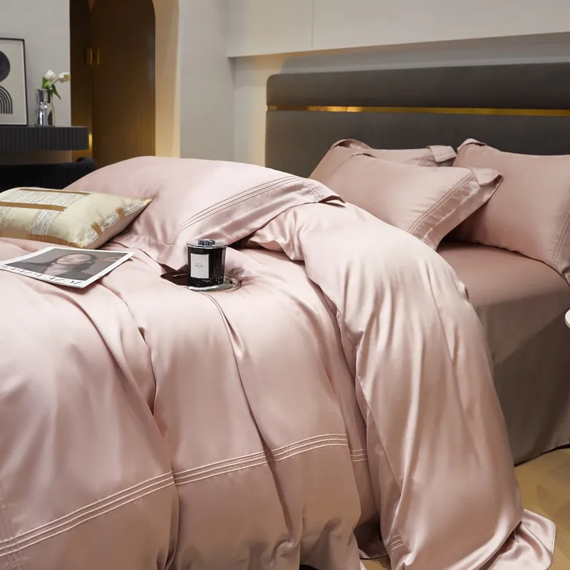 Sereno bedding set made from Lyocell with 600 threads | Rosé