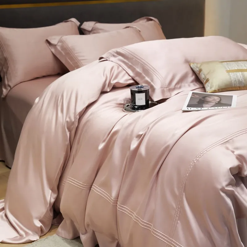 Sereno bedding set made from Lyocell with 600 threads | Rosé