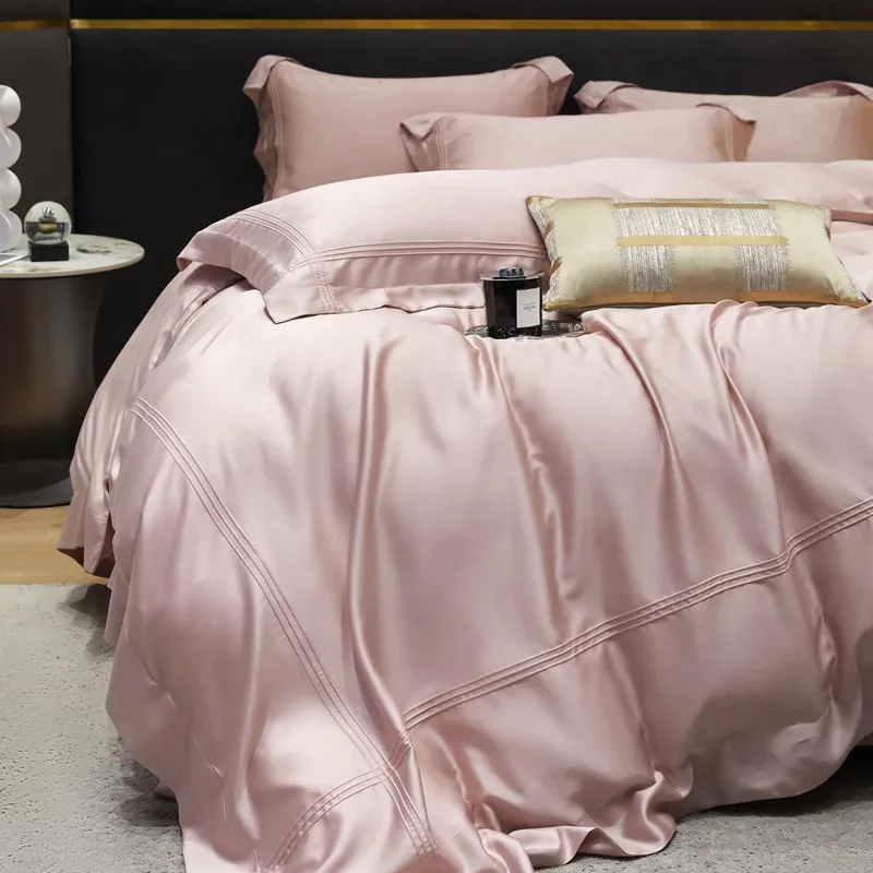 Sereno bedding set made from Lyocell with 600 threads | Rosé